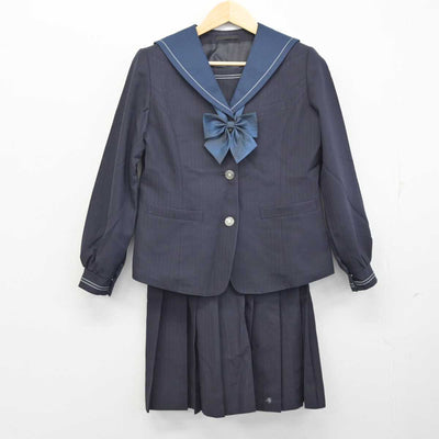 【中古】東京都 晴海総合高等学校 女子制服 3点 (セーラー服・スカート) sf058814