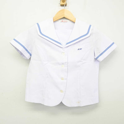 【中古】静岡県 沼津西高等学校 女子制服 2点 (セーラー服・スカート) sf058822