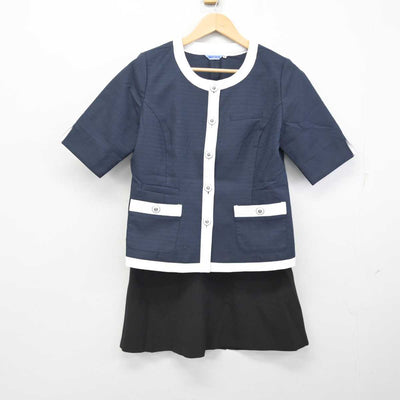 【中古】 事務服 女子制服 3点 (ブラウス・スカート) sf058826