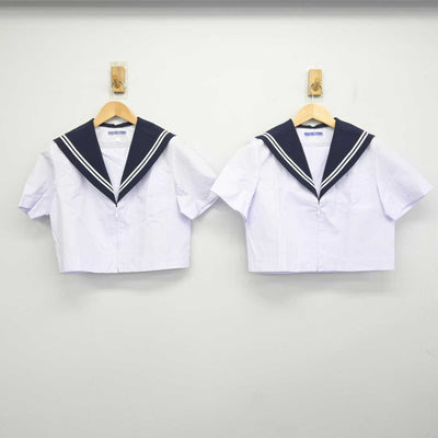 【中古】愛知県 師勝中学校 女子制服 3点 (セーラー服・スカート) sf058831