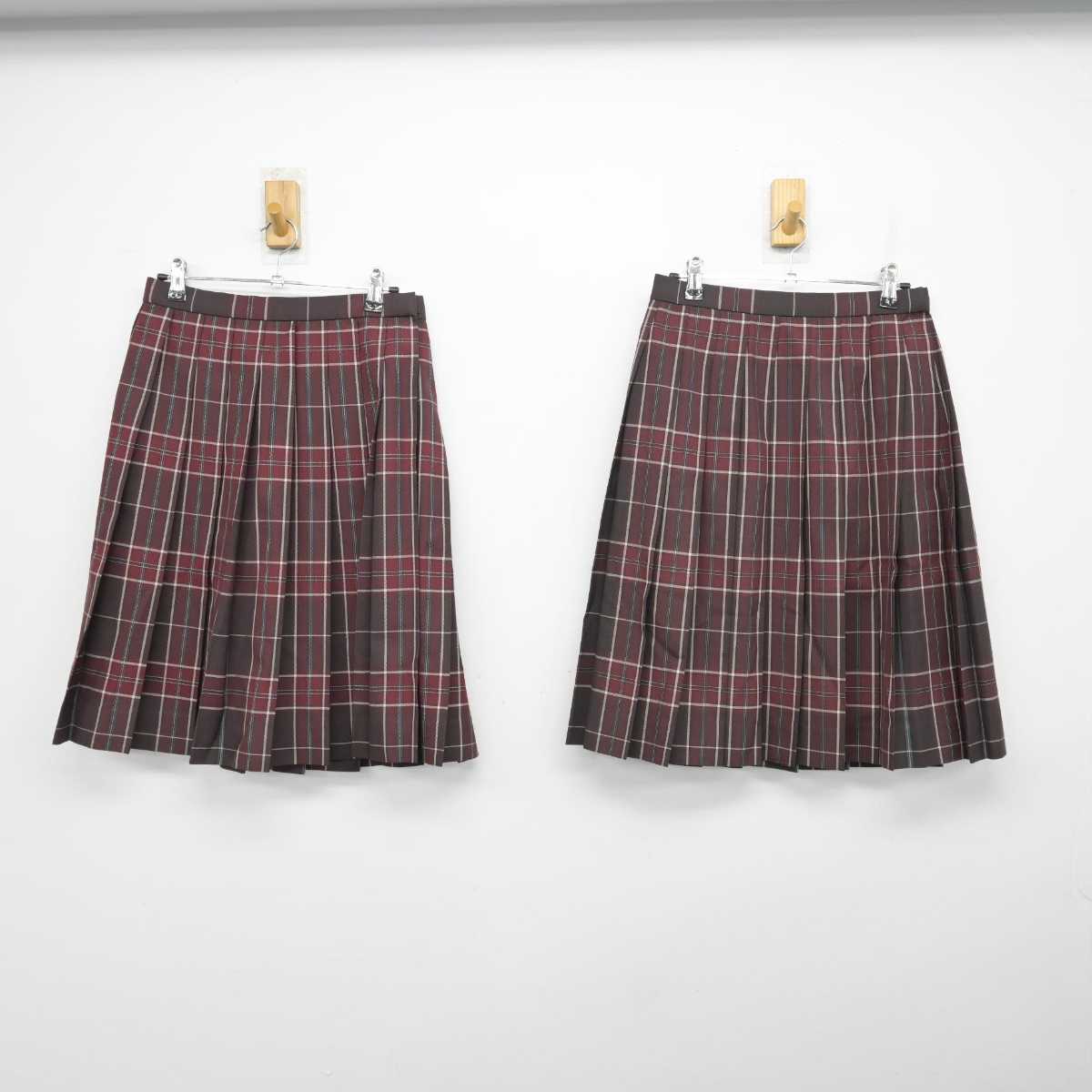 【中古】愛知県 清林館高等学校 女子制服 4点 (ブレザー・スカート) sf058851