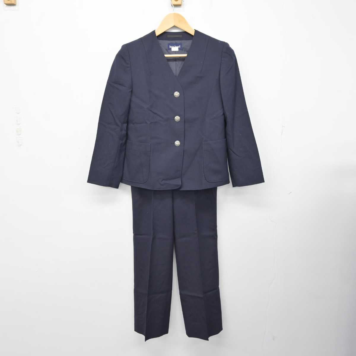 【中古】神奈川県 捜真女学校中学部 女子制服 3点 (ブレザー・スカート・ズボン) sf058854