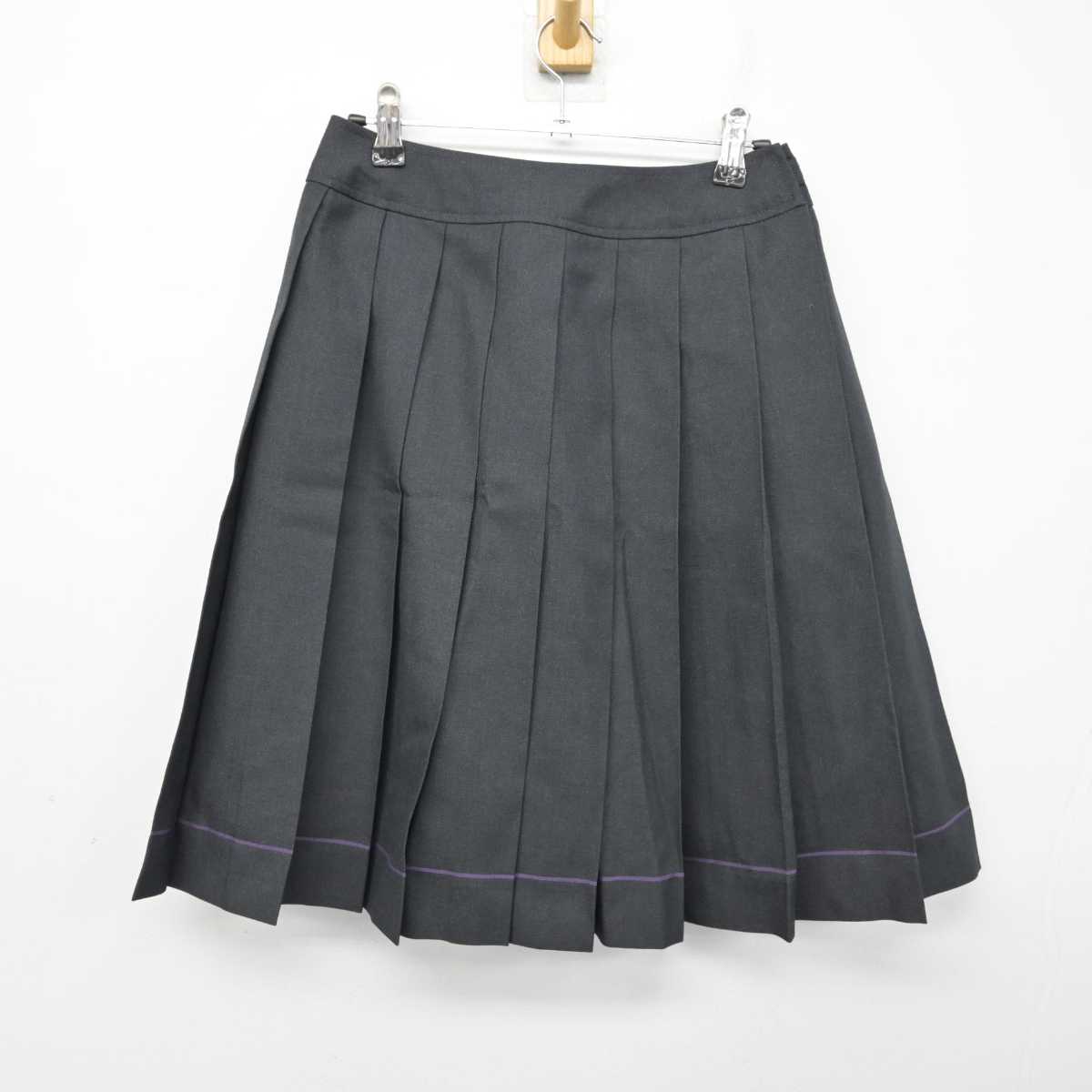 【中古】大阪府 宣真高等学校 女子制服 5点 (ブレザー・ニット・シャツ・スカート) sf058861