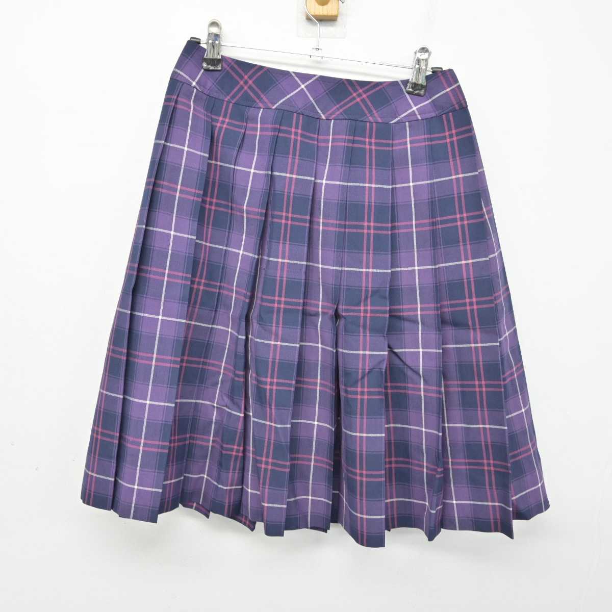 【中古】大阪府 宣真高等学校 女子制服 2点 (シャツ・スカート) sf058862