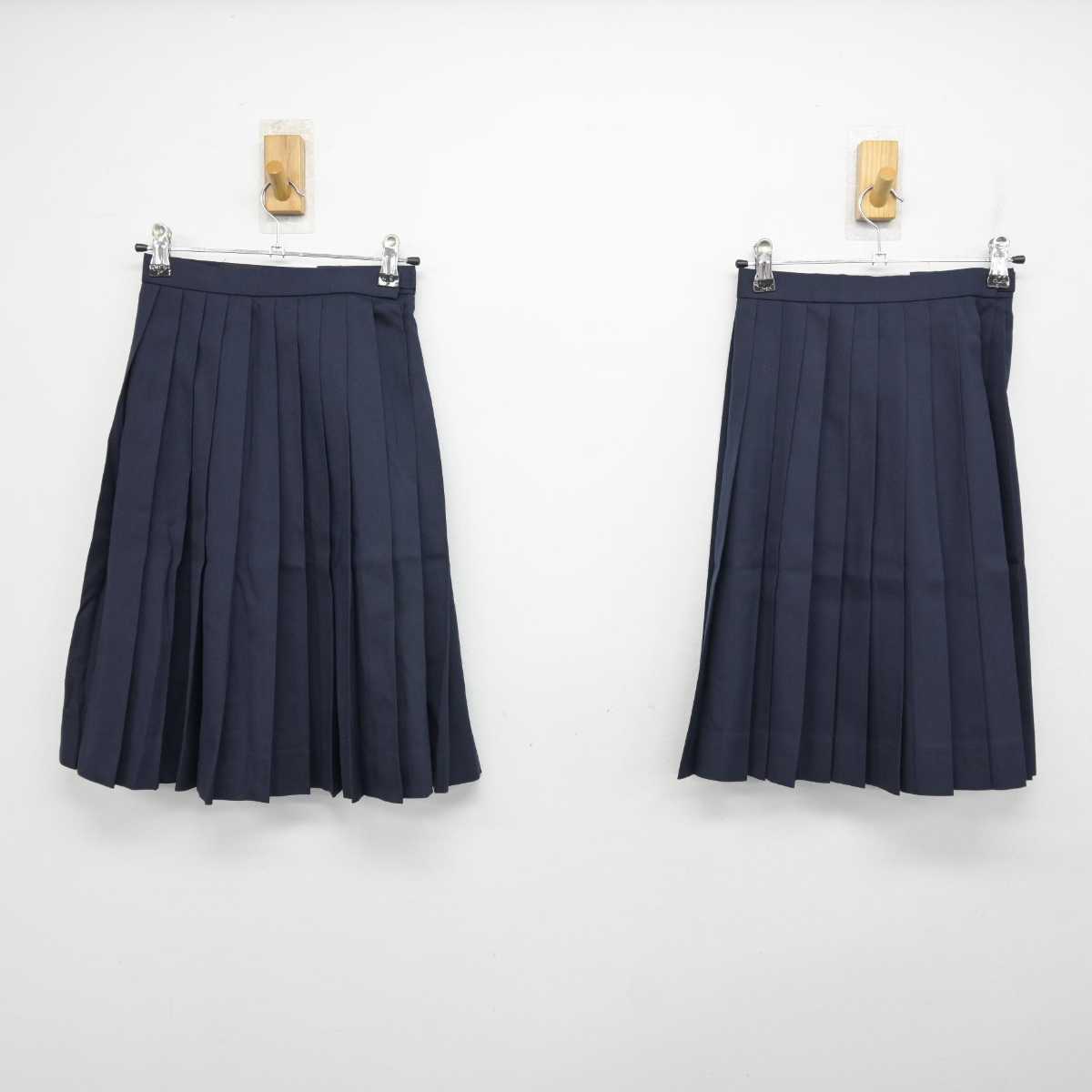 【中古】岡山県 日比中学校 女子制服 2点 (スカート・スカート) sf058872