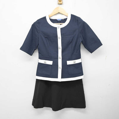 【中古】 事務服 女子制服 4点 (ブラウス・スカート) sf058882