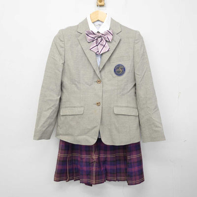 【中古】長野県 佐久長聖高等学校 女子制服 5点 (ブレザー・シャツ・スカート) sf058884