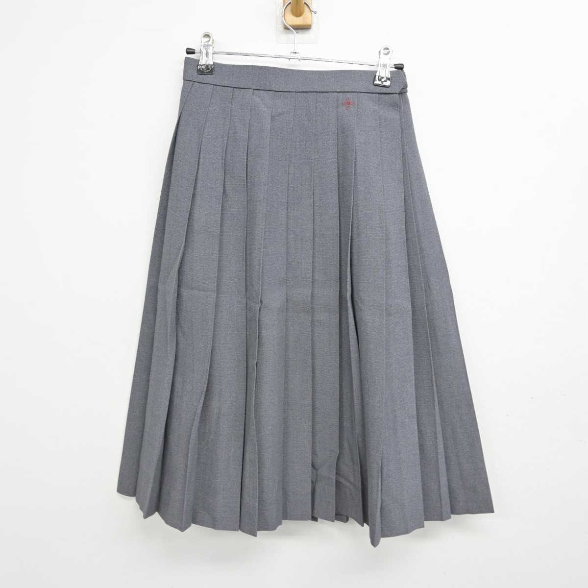 【中古】新潟県 宮内中学校 女子制服 4点 (ベスト・シャツ・スカート) sf058891