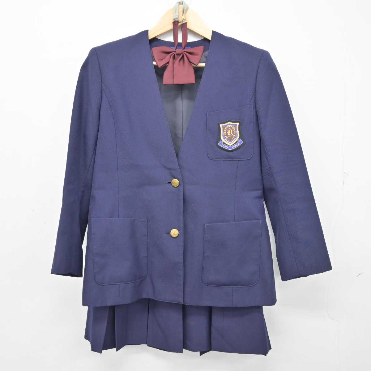 【中古】埼玉県 山村国際高等学校/旧制服 女子制服 3点 (ブレザー・スカート) sf058894