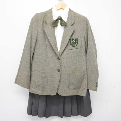 【中古】東京都 日本大学第二高等学校 女子制服 4点 (ブレザー・シャツ・スカート) sf058898