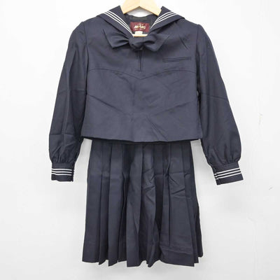 【中古】東京都 豊島岡女子学園 中学校・高等学校 女子制服 3点 (セーラー服・スカート) sf058902