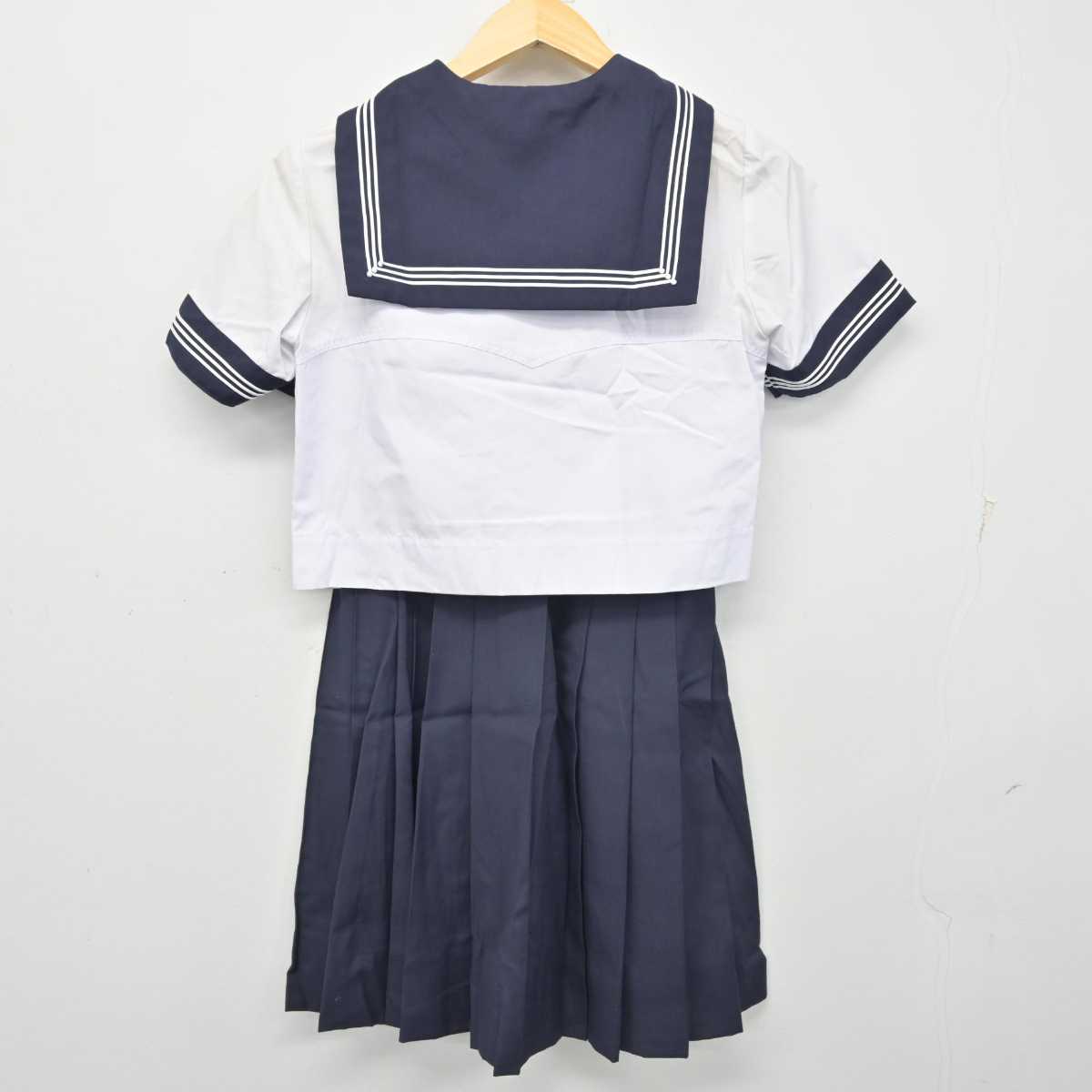 【中古】東京都 豊島岡女子学園 中学校・高等学校 女子制服 2点 (セーラー服・スカート) sf058903