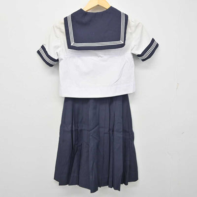 【中古】東京都 豊島岡女子学園 中学校・高等学校 女子制服 2点 (セーラー服・スカート) sf058905