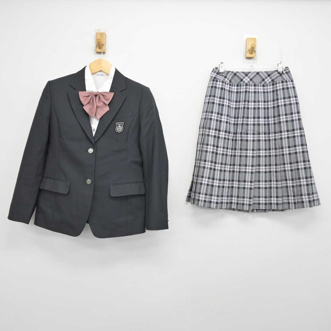 【中古】愛知県 同朋高等学校 女子制服 4点 (ブレザー・シャツ・スカート) sf058932