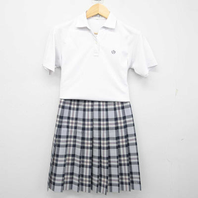 【中古】愛知県 同朋高等学校 女子制服 2点 (シャツ・スカート) sf058933