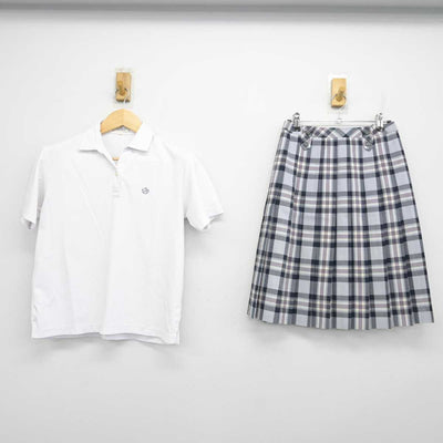 【中古】愛知県 同朋高等学校 女子制服 2点 (シャツ・スカート) sf058933