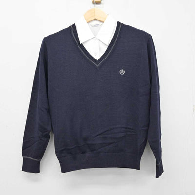 【中古】愛知県 同朋高等学校 女子制服 2点 (ニット・シャツ) sf058934