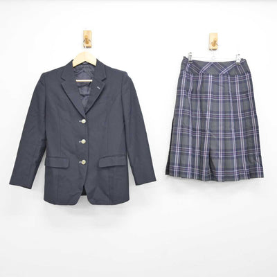 【中古】北海道 北海道札幌あすかぜ高等学校 女子制服 2点 (ブレザー・スカート) sf058936