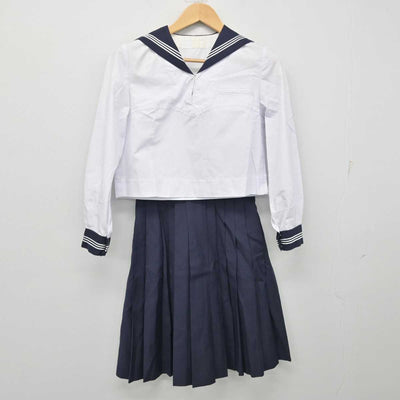 【中古】東京都 豊島岡女子学園 中学校・高等学校 女子制服 4点 (セーラー服・セーラー服・スカート) sf058952