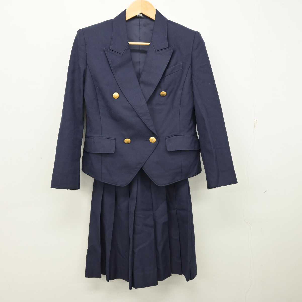 【中古】秋田県 角館南高等学校 女子制服 2点 (ブレザー・スカート) sf058958