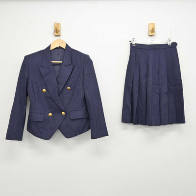 【中古】秋田県 角館南高等学校 女子制服 2点 (ブレザー・スカート) sf058958