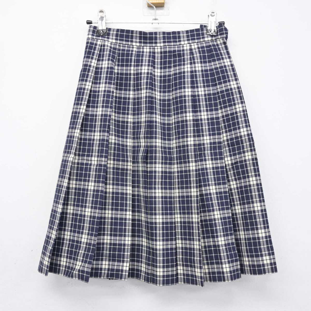 【中古】秋田県 角館南高等学校 女子制服 2点 (セーラー服・スカート) sf058959