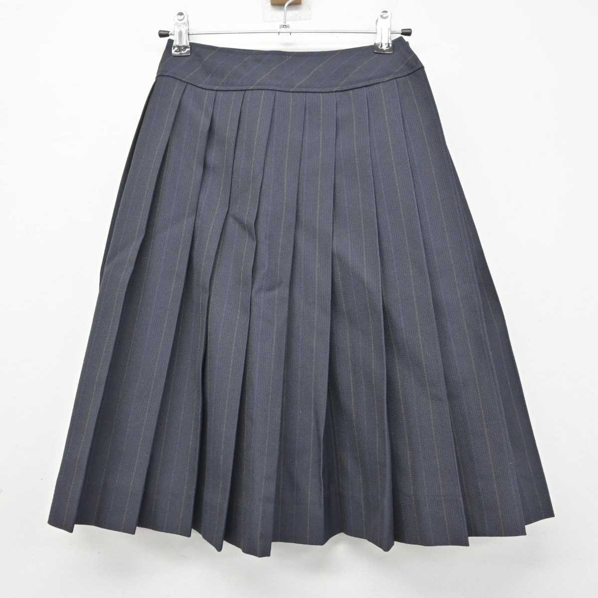 【中古】富山県 龍谷富山高等学校 女子制服 4点 (ブレザー・シャツ・スカート) sf058961