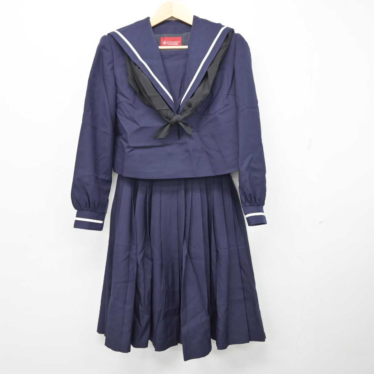 【中古】愛知県 金城学院中学校・高等学校 女子制服 3点 (セーラー服・スカート) sf058966