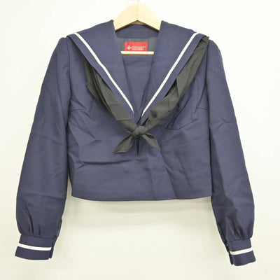 【中古】愛知県 金城学院中学校・高等学校 女子制服 3点 (セーラー服・スカート) sf058966