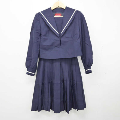 【中古】愛知県 金城学院中学校・高等学校 女子制服 2点 (セーラー服・シャツ) sf058967