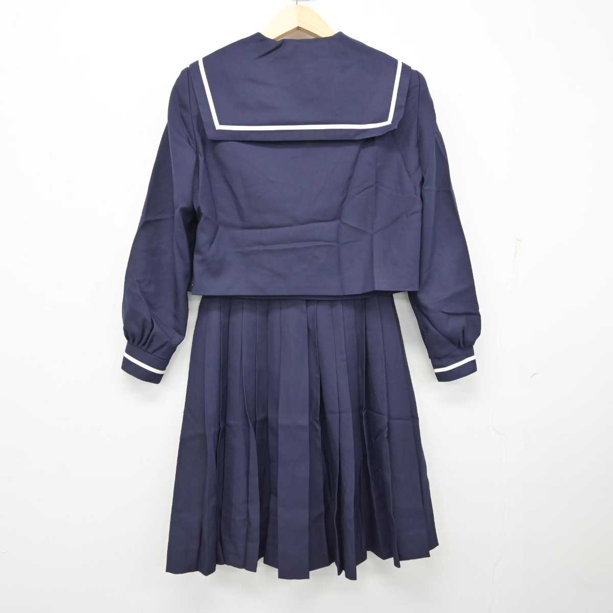 【中古】愛知県 金城学院中学校・高等学校 女子制服 2点 (セーラー服・シャツ) sf058967