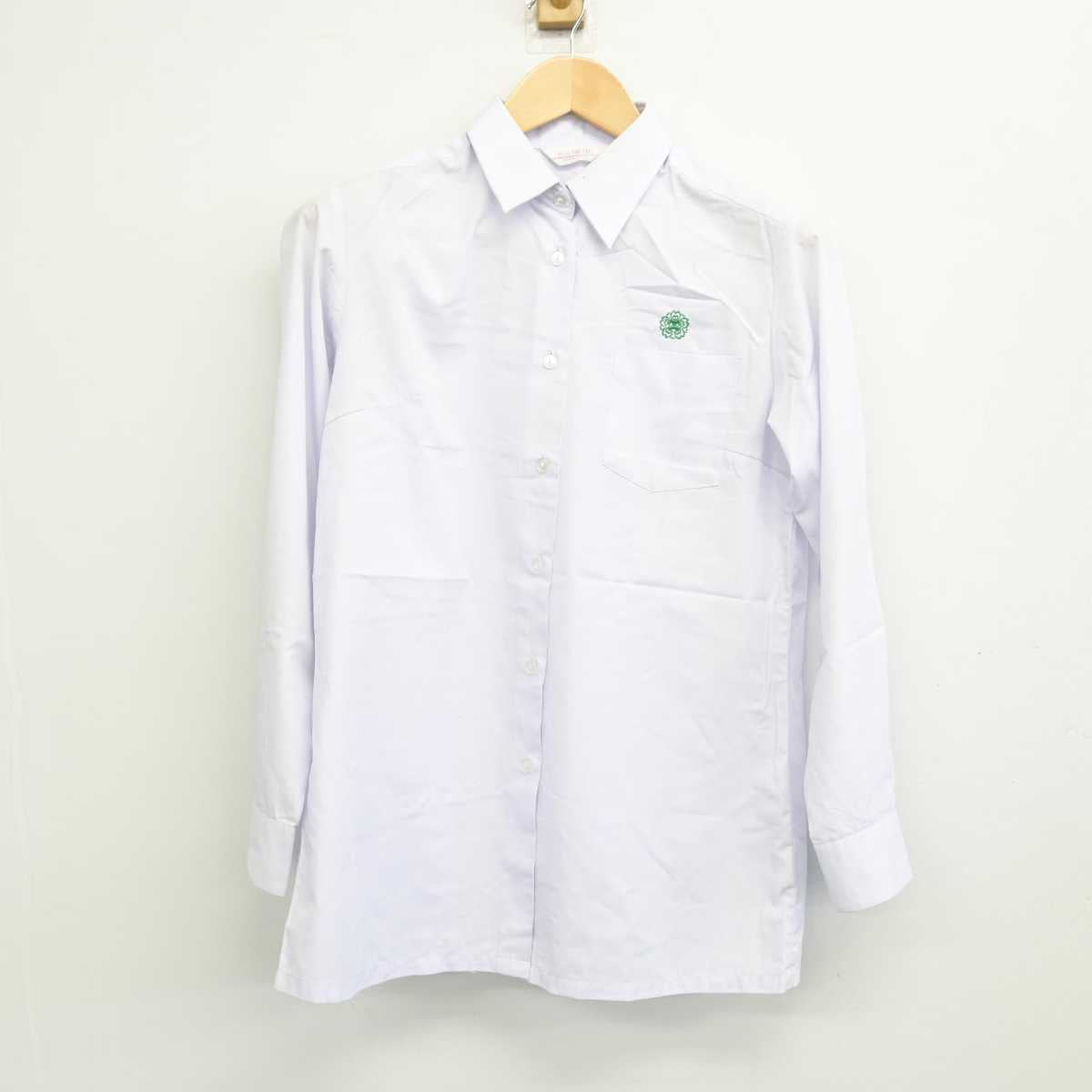 【中古】三重県 松阪工業高等学校 女子制服 2点 (ニット・シャツ) sf058979