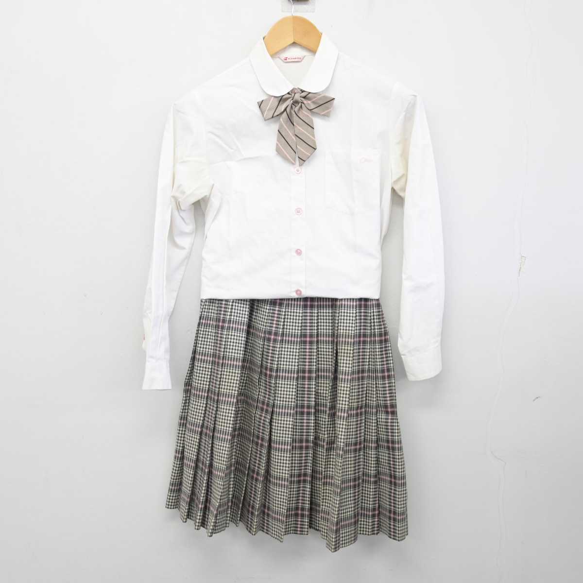 【中古】東京都 日本体育大学桜華高等学校 女子制服 4点 (ブレザー・シャツ・スカート) sf058985