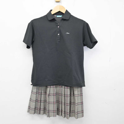 【中古】東京都 日本体育大学桜華高等学校 女子制服 2点 (シャツ・スカート) sf058988