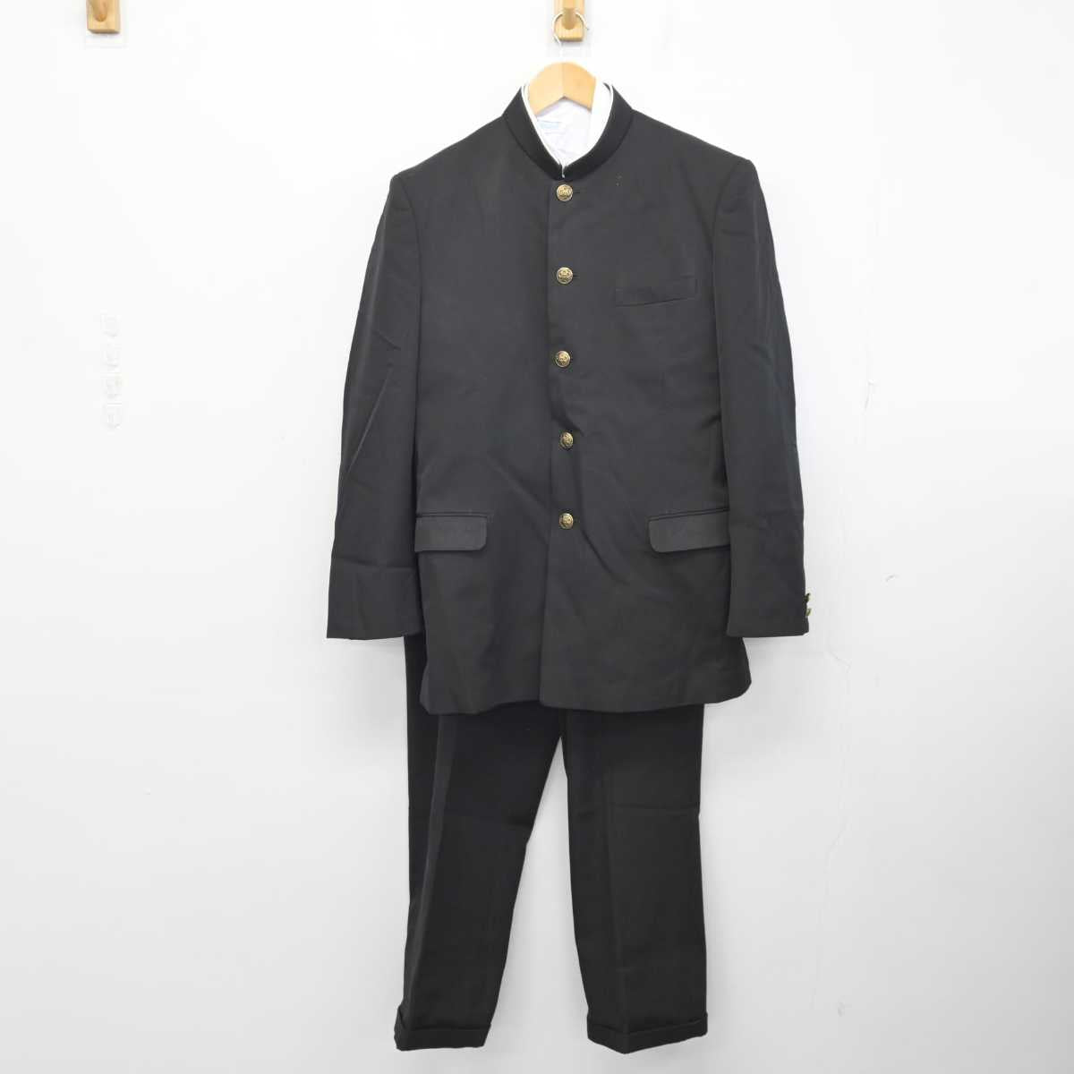 【中古】愛知県 汐路中学校 男子制服 3点 (学ラン・シャツ・ズボン) sf058992