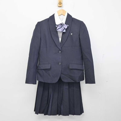【中古】奈良県 育英西高等学校 女子制服 5点 (ブレザー・シャツ・スカート) sf059011