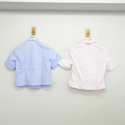 【中古】奈良県 育英西高等学校 女子制服 2点 (シャツ) sf059012