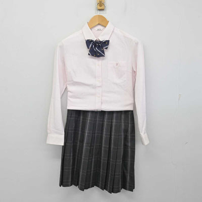 【中古】東京都 府中高等学校 女子制服 4点 (ブレザー・シャツ・スカート) sf059013