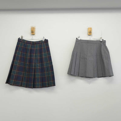 【中古】神奈川県 関東学院六浦中学校 女子制服 2点 (スカート・スカート) sf059015