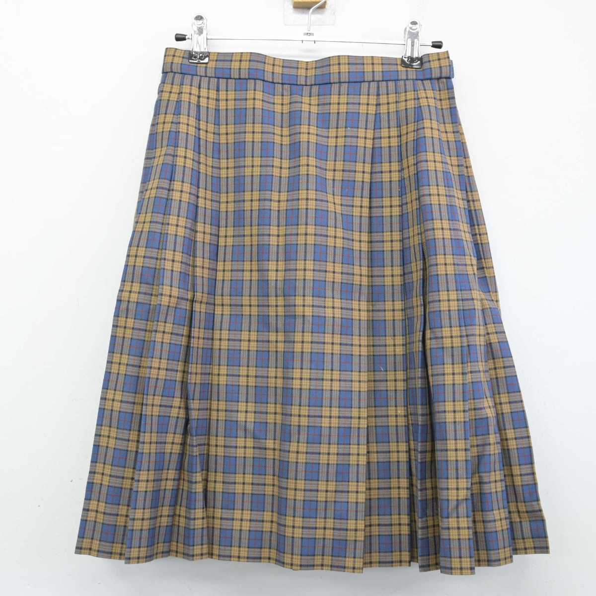 【中古】栃木県 今市高等学校 女子制服 3点 (ブレザー・シャツ・スカート) sf059019