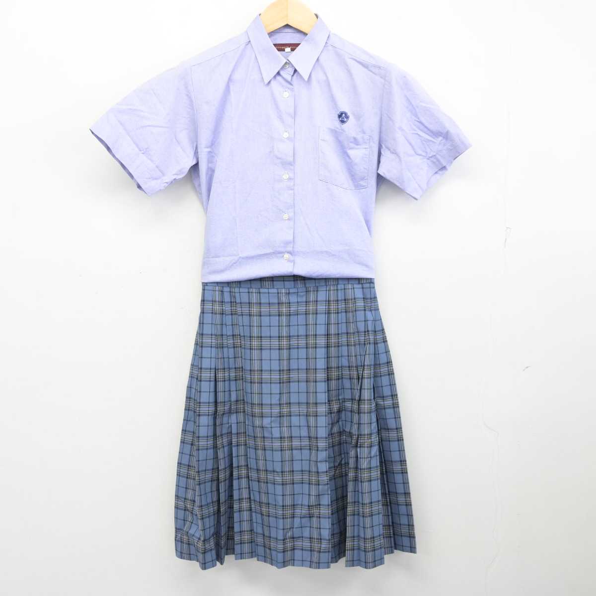 【中古】栃木県 今市高等学校 女子制服 2点 (シャツ・スカート) sf059020