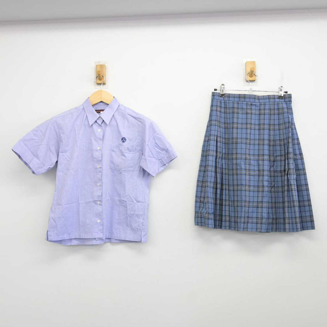 【中古】栃木県 今市高等学校 女子制服 2点 (シャツ・スカート) sf059020