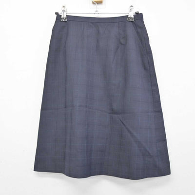 【中古】 事務服 女子制服 2点 (ベスト・スカート) sf059029