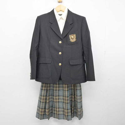 【中古】東京都 杉並学院高等学校 女子制服 3点 (ブレザー・シャツ・スカート) sf059048