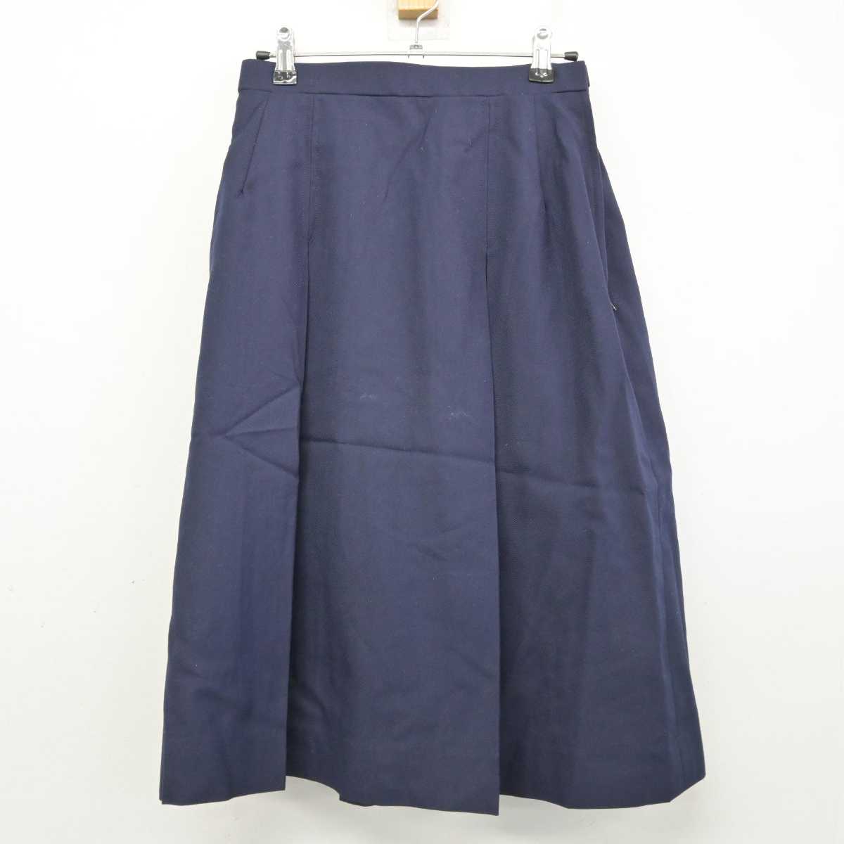 【中古】東京都 高島第一中学校 女子制服 3点 (ニット・シャツ・スカート) sf059055