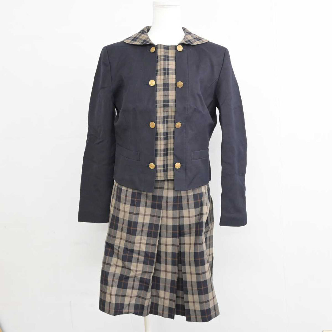 【中古】岡山県 明誠学院高等学校 女子制服 3点 (ブレザー・シャツ・スカート) sf059057 | 中古制服通販パレイド