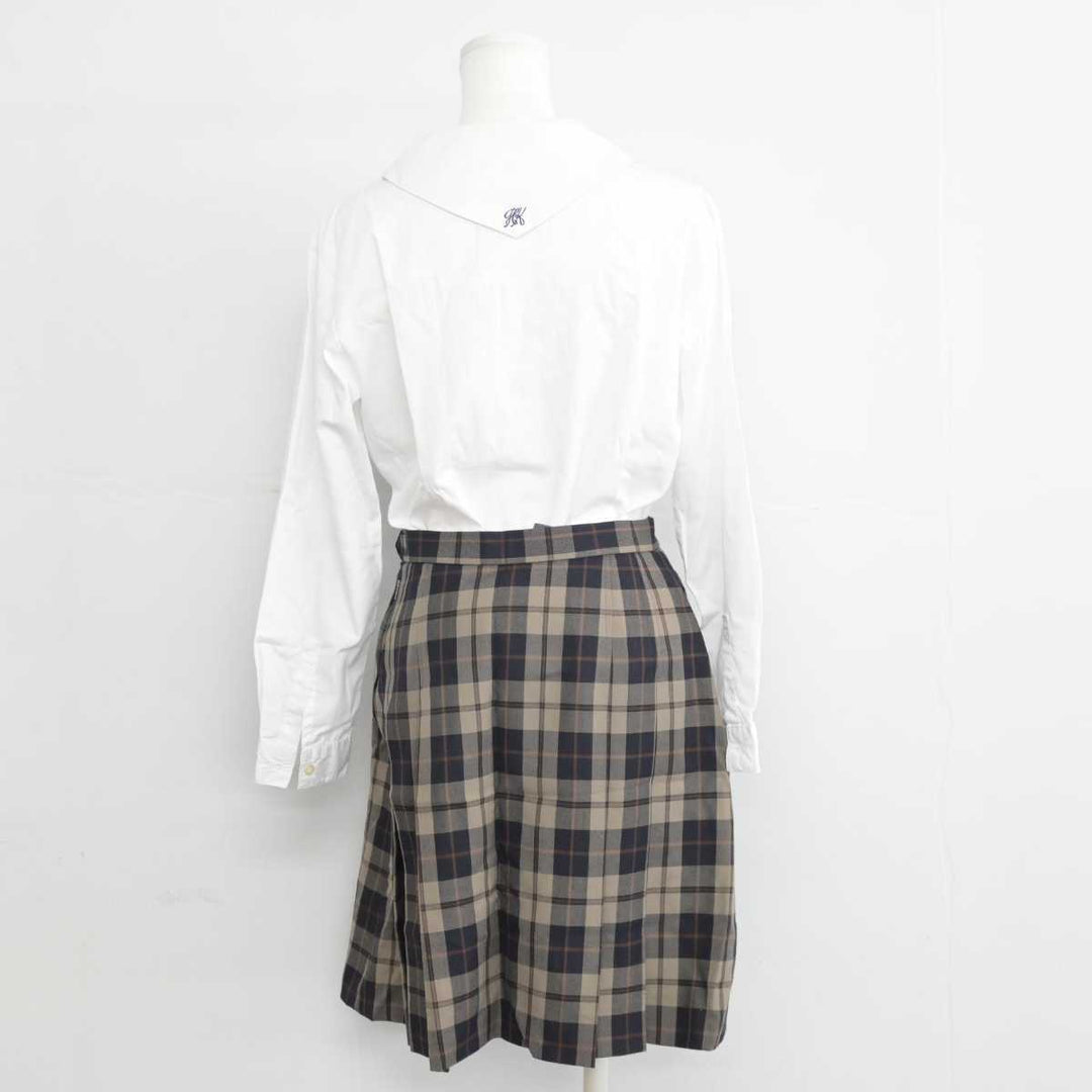 中古】岡山県 明誠学院高等学校 女子制服 3点 (ブレザー・シャツ・スカート) sf059057 | 中古制服通販パレイド