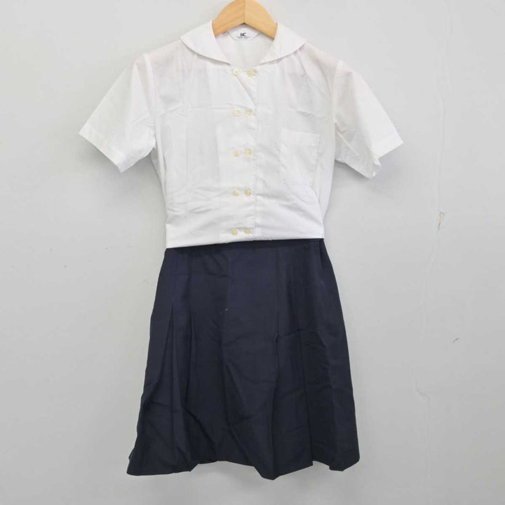 中古】岡山県 明誠学院高等学校 女子制服 3点 (シャツ・スカート) sf059059 | 中古制服通販パレイド