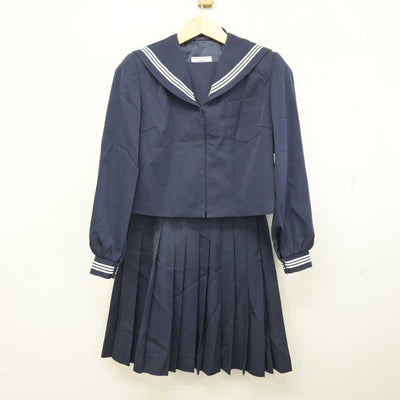 【中古】青森県 青森東高等学校 平内校舎/旧制服 女子制服 3点 (セーラー服・スカート・スカート) sf059065