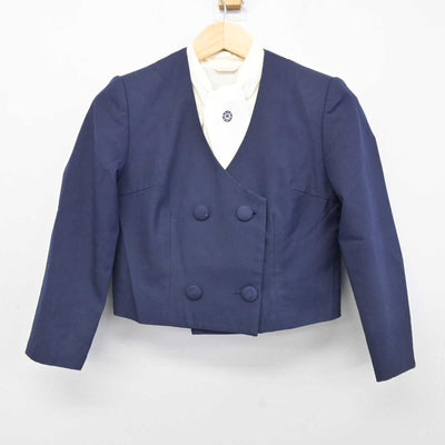 【中古】青森県 青森明の星高等学校/旧制服 女子制服 2点 (ブレザー・シャツ) sf059067